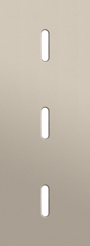 Drievoudige afdekplaat, verticaal 71 mm centerafstand, voor