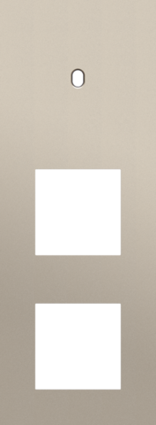 Drievoudige afdekplaat, verticaal 71 mm centerafstand, voor