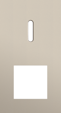 Tweevoudige afdekplaat, verticaal 71 mm centerafstand, voor