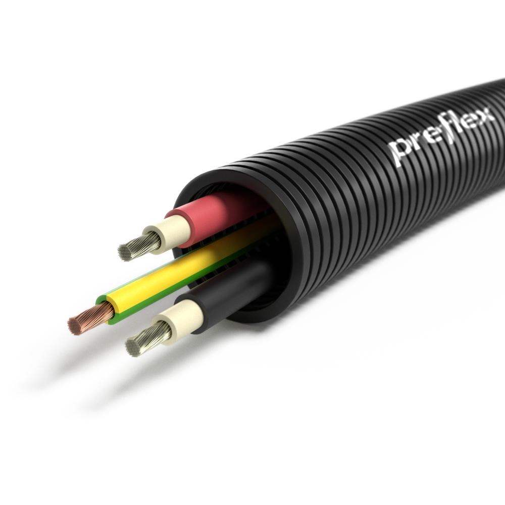 Preflex Safe 25 mm H07Z1-K 1G6 G/G2 x SOLAR H1Z2Z2-K 6mm ZW