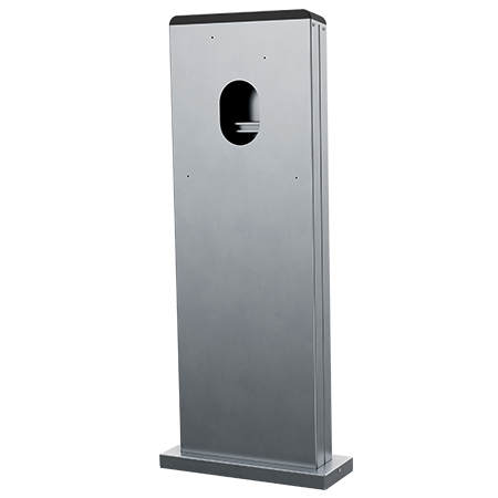 RVS zuil voor AMTRON Twincharge