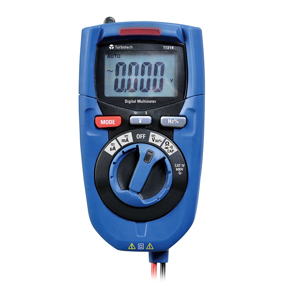 Digitale multimeter V AC-CC/mA AC-CC/R/µ