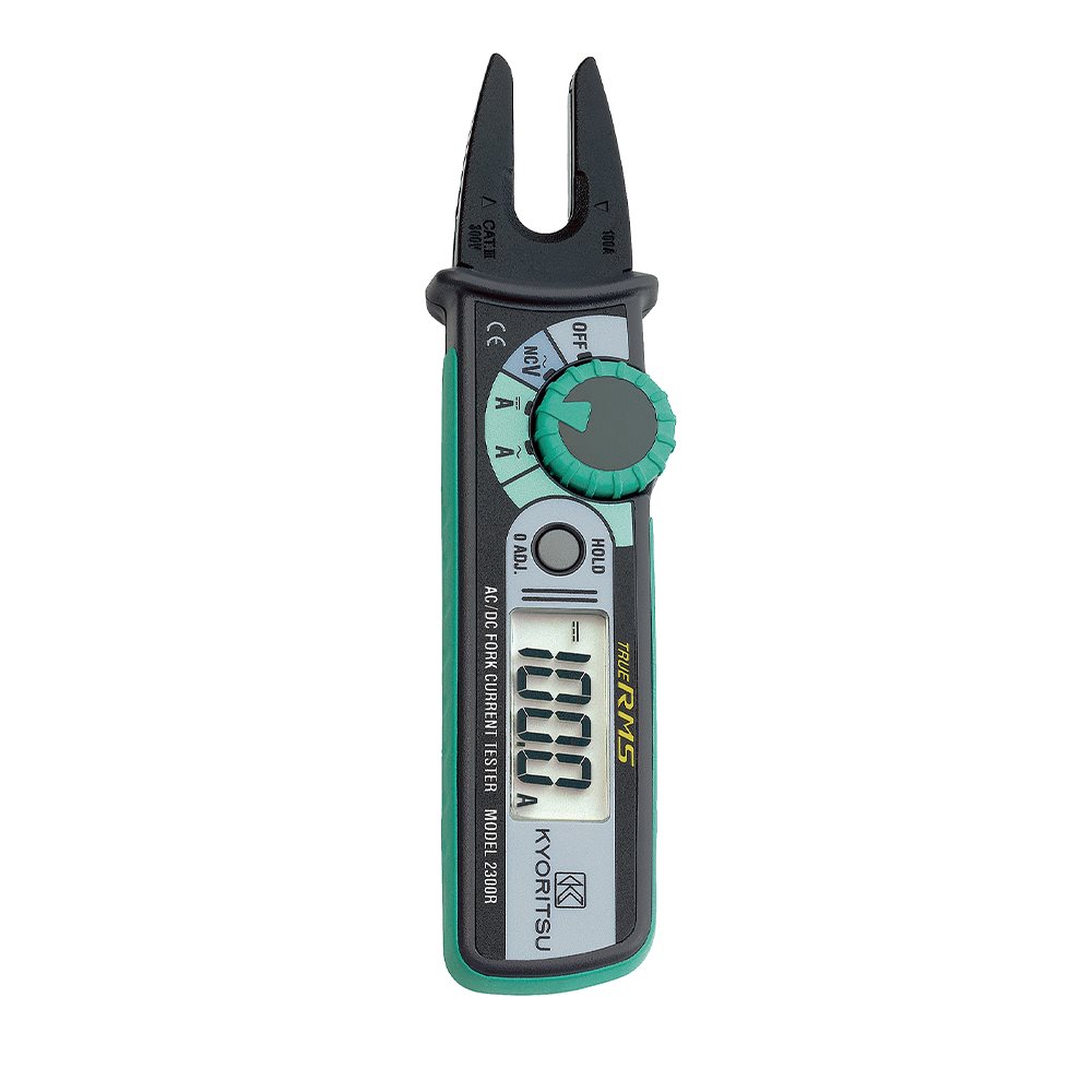 Mini digitale stroomtang AC/DC TRMS open