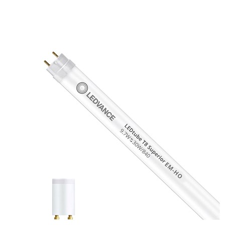 LED Buis T8 Superior (EM/Mains) High Output 9.7W 1700lm - 84