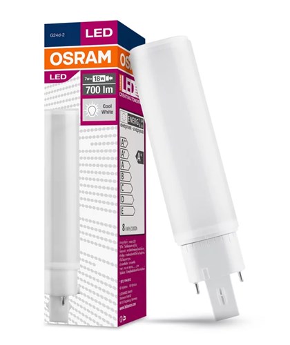 Dulux-D LED 7W 840 | Koel Wit - 2-Pin - Vervangt 18W