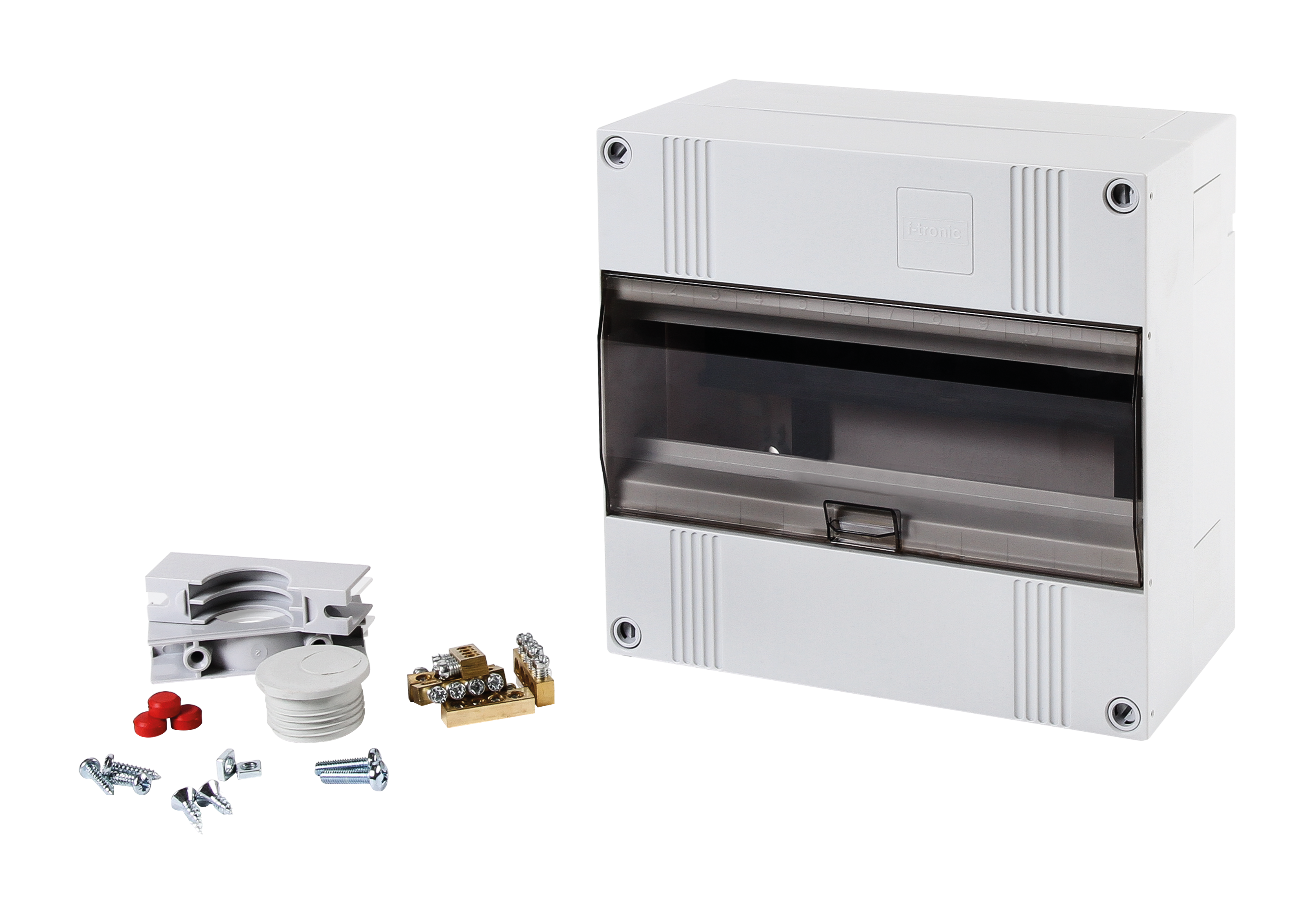 SM verdeler 1-rijig, 12 modules