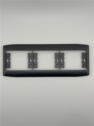 Drievoudige horizontale afdekplaat: centerafstand 71mm