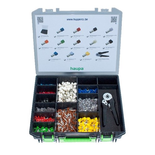 Assortiment adereindhulzen CRIMPBOX - 2200 adereindhulzen +