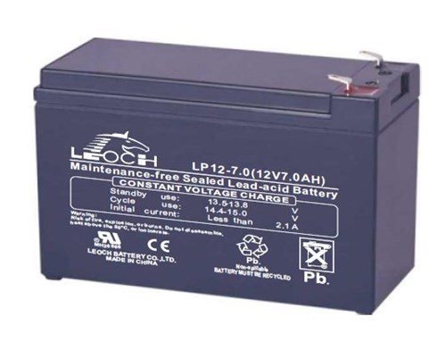 LEOCH LOODACCU 12V 7Ah - Afmeting : 151 x 65 x 93.5