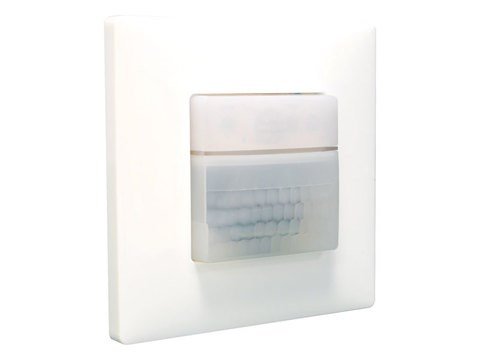 Bewegings-/aanwezigheidsmelder WIT wandmontage 170° 17m IP20