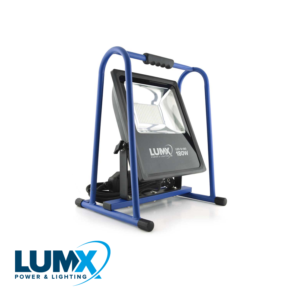 LED straler B-180: 180 Watt op voet / 5 m H07RN-F / IP54 /40