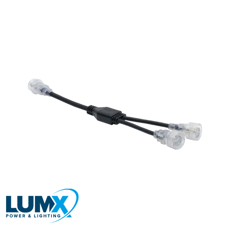 Y-Connector voor High Power LED lichtslang B=16mm
