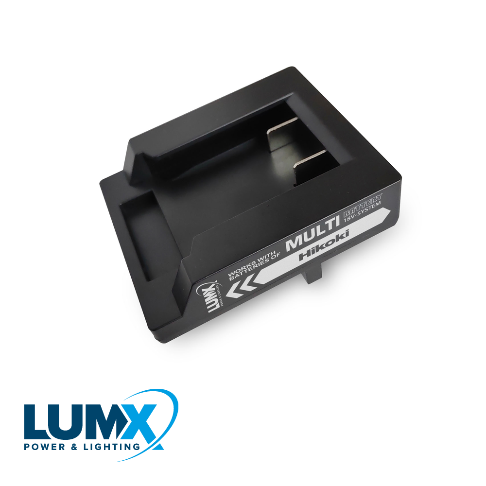Adapter voor HIKOKI batterij / LUMX M-serie + Galaxy Multi-B