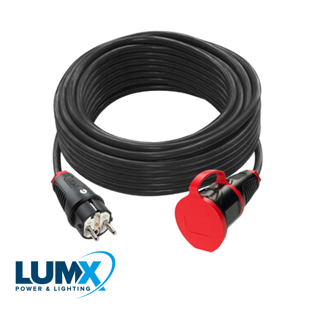 Neopreen verlengkabel 25 m/ H07RN-F 3x2,5 / Taurus2 / IP44