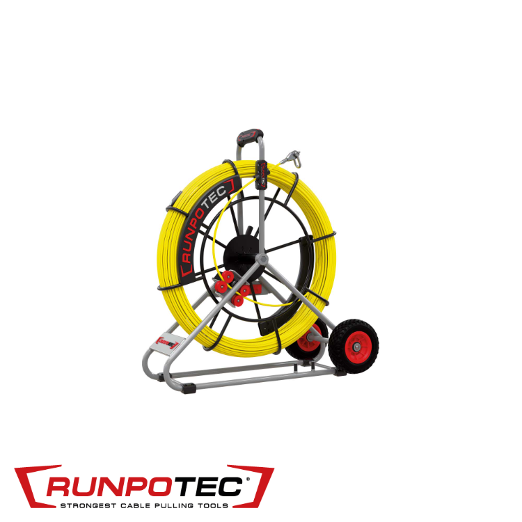 Glasvezelkabel op afroller Ø 9 mm x 100 m (RTG12)