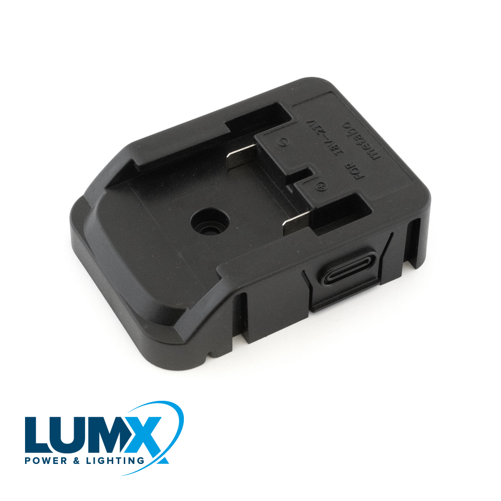 Adapter voor METABO batterij / LUMX MT-serie