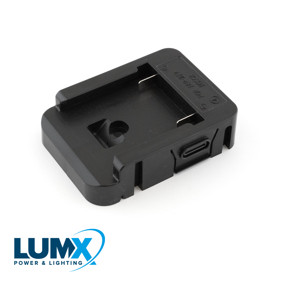 Adapter voor BOSCH batterij / LUMX MT-serie