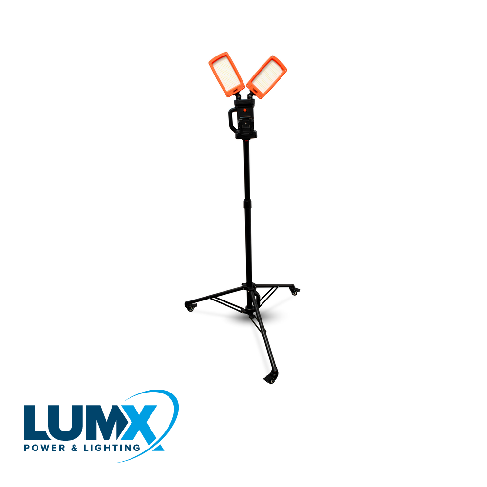 MULTI-BATTERY MT-100 / 2*50W / + statief / IP 20, met 6 adap