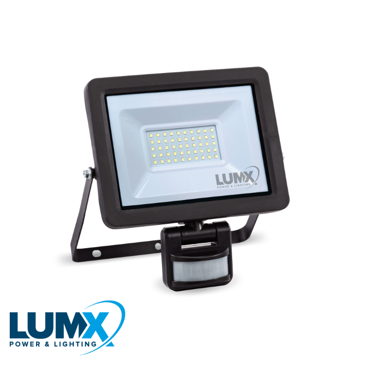 LED wandstraler WSS-30 met sensor : 30W / IP65 (EX LM 31730S