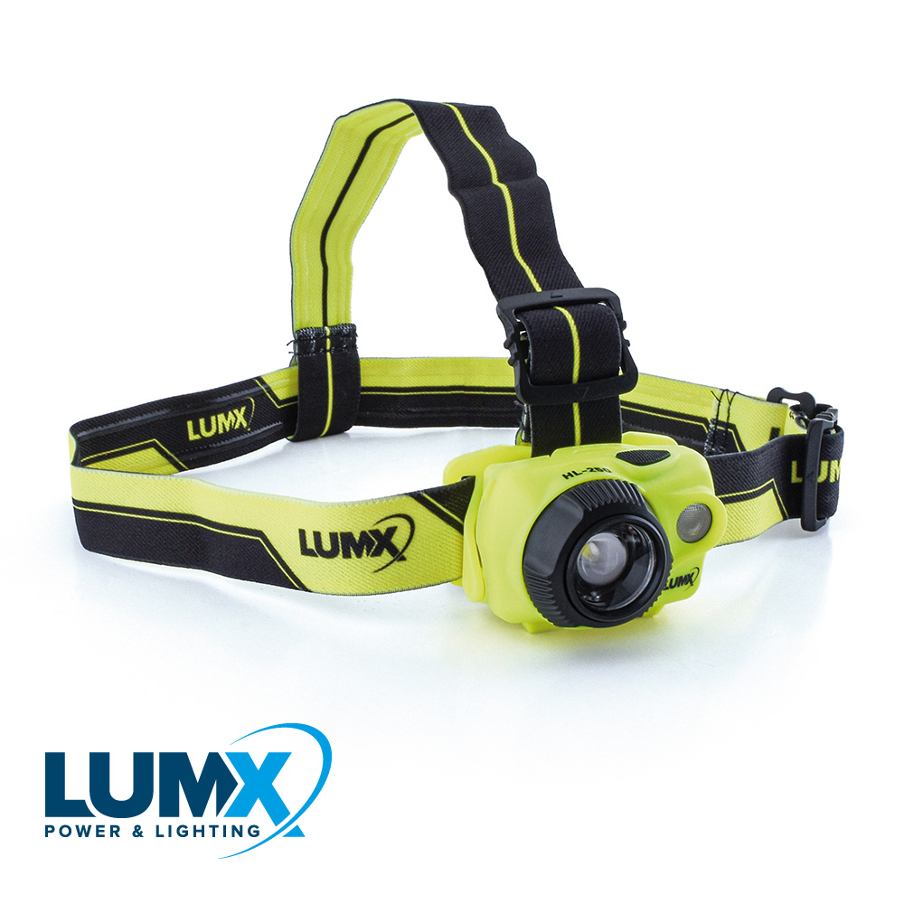 LED hoofdlamp HL-250 herlaadbaar 3,7V 800mAh Li-Polymer / 25