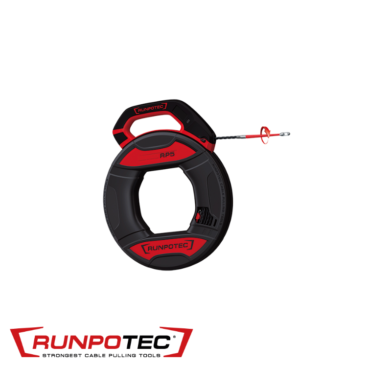 Kabeltrekker RP5 (box) 5,5 mm - 30 m + 2 x Runpoglider Ø 7 m