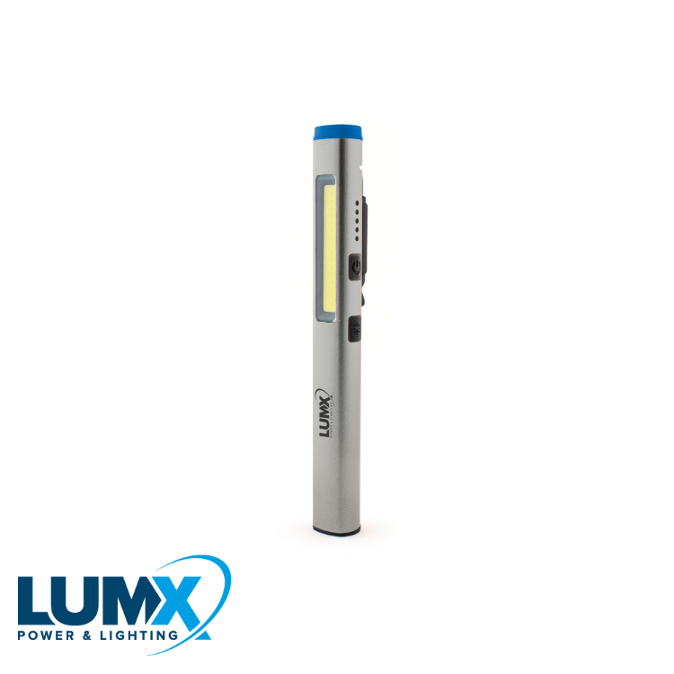 PEN LIGHT LED/LASER/UV, herlaadbaar - 400 lm + 100 lm - Disp