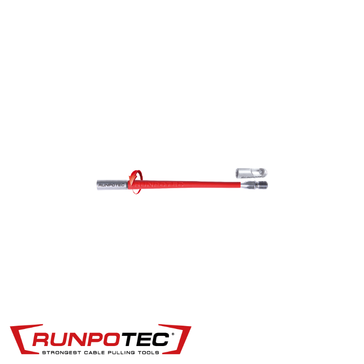 RUNPOGLIDER met punt met schroefdraad vooraan - 6 mm