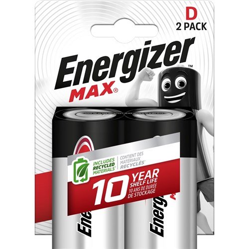 ENERGIZER MAX LR20 D BL2
