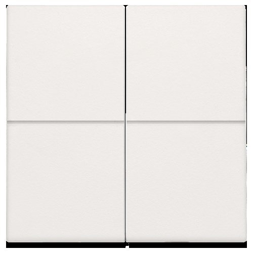 Afwerkingsset voor viervoudige elektronische schakelaar of d