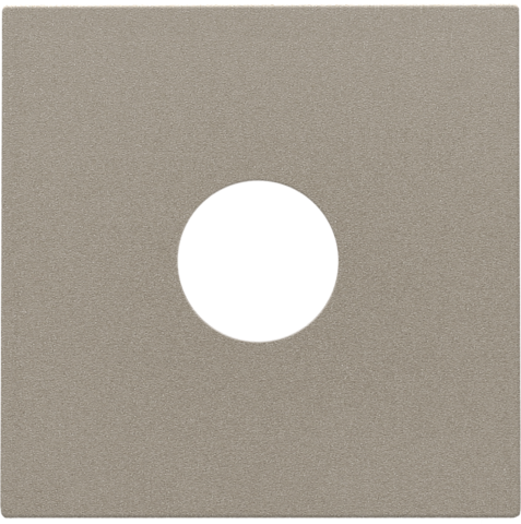 Afwerkingsset voor enkelvoudige coaxaansluiting voor tv, bro