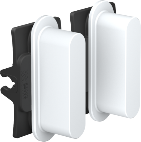 Niko Rocker set (2 onderdelen), Niko Home Control, steel whi