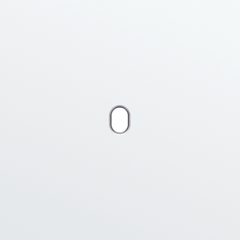 Enkelvoudige afdekplaat, voor Niko Toggle (1 onderdeel), Nik