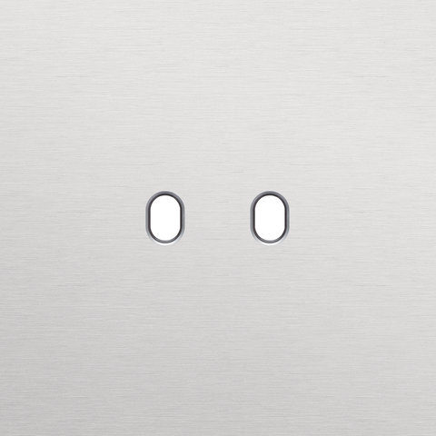 Enkelvoudige afdekplaat, voor Niko Toggle set (2 onderdelen)