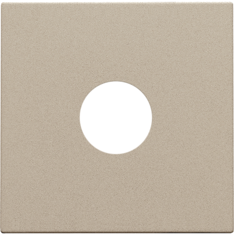 Afwerkingsset voor enkelvoudige coaxaansluiting voor tv, cha