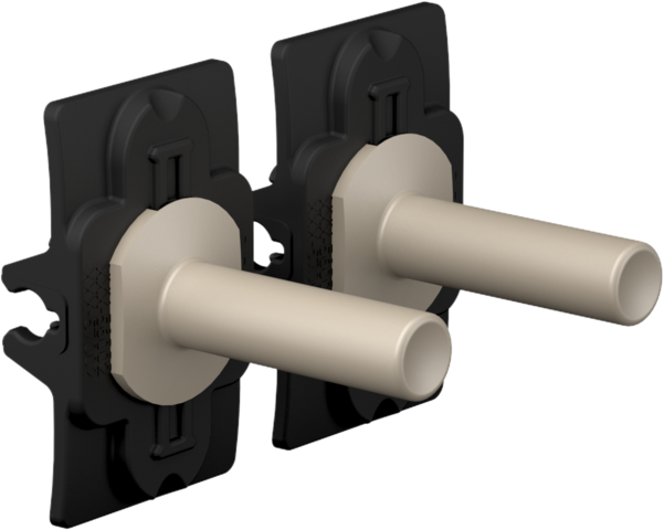 Niko Toggle set (2 onderdelen), Niko Home Control, steel cha