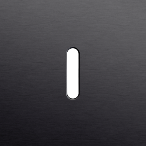 Enkelvoudige afdekplaat, voor Niko Rocker (1 onderdeel), Nik