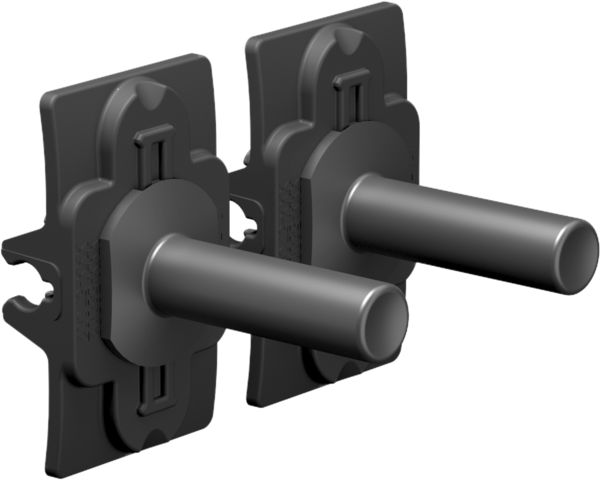 Niko Toggle set (2 onderdelen), Niko Home Control, alu black