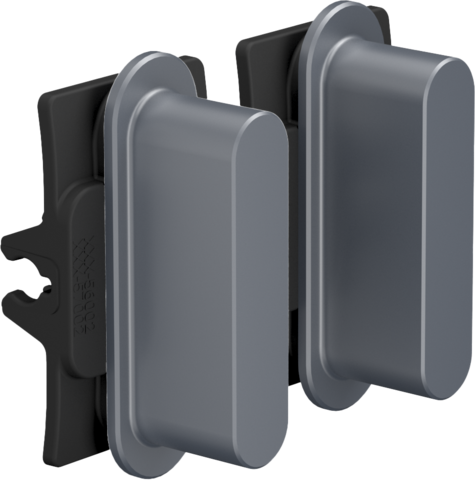 Niko Rocker set (2 onderdelen), Niko Home Control, alu blue