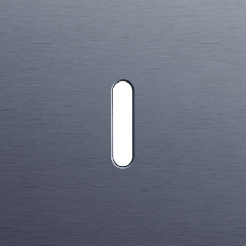 Enkelvoudige afdekplaat, voor Niko Rocker (1 onderdeel), Nik