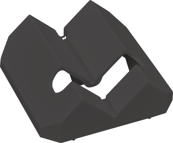 Hoekmontagebeugel, zwart