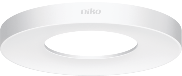 Sierring voor P34MR melder, 105 mm diameter, wit