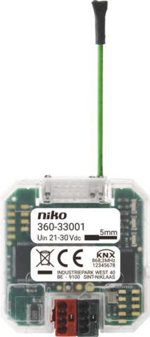 Draadloze mediakoppelaar, KNX®