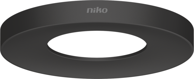 Sierring voor P34MR melder, 105 mm diameter, zwart