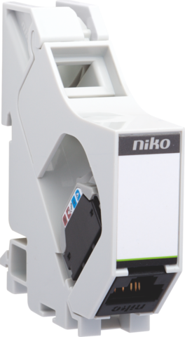 DIN-rail module met onafgeschermde RJ45-connector UTP Cat. 6