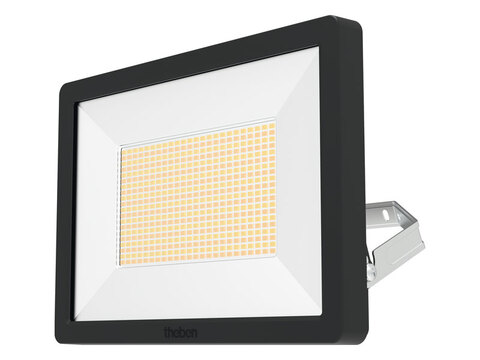 LED straler 100W ALU 230VAC 3000K-4000K zwarte afwerking