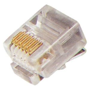 Mannelijke RJ12 6/6 krimp telefoonstekkers