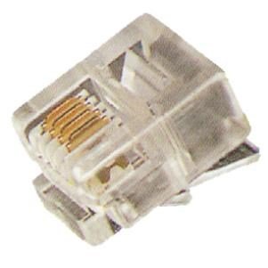 Mannelijke RJ14 6/4 krimp telefoonstekkers