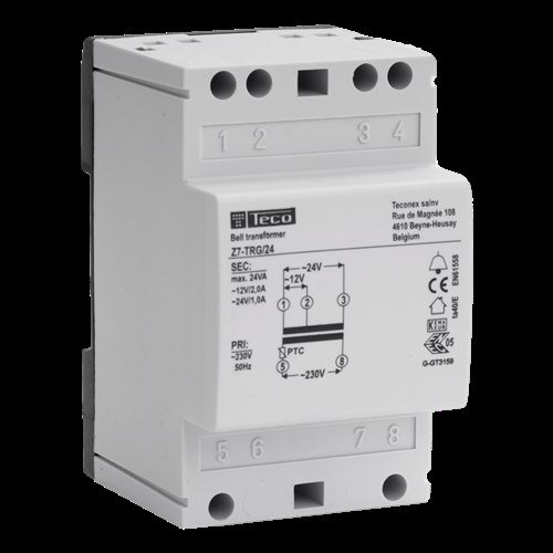 Beltransformator Teco 24VA 230VAC-12/24VAC