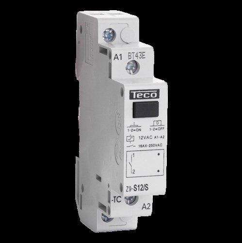 Impulsrelais Teco 12VAC 16A 1NO