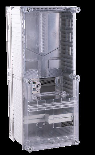 Aansluit- & meetmodule 25D60 met transparant deksel